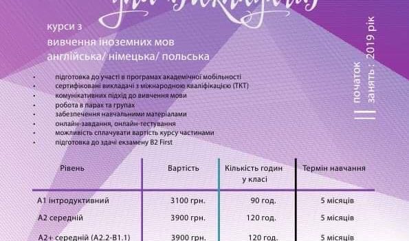 FOREIGN LANGUAGE COURSES FOR TEACHERS FOREIGN LANGUAGE COURSES FOR TEACHERS