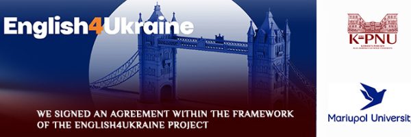 We signed an agreement within the framework of the English4Ukraine project