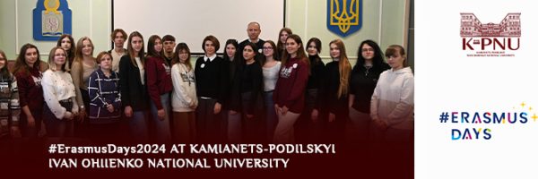 #ErasmusDays2024 at Kamianets-Podilskyi Ivan Ohiienko National University