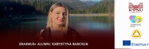 Erasmus+ Alumni: Khrystyna Barchuk   