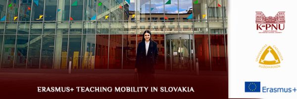 Erasmus+ Teaching Mobility in Slovakia