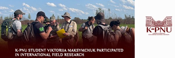 K-PNU student Viktoriia Maksymchuk participated in international field research