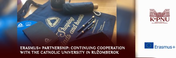 Erasmus+ Partnership: Continuing Cooperation with the Catholic University in Ružomberok