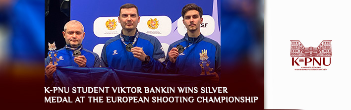 K-PNU Student Viktor Bankin Wins Silver Medal at the European Shooting Championship
